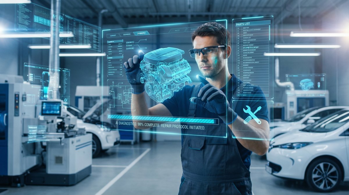 撸啊撸AI修车视频技术